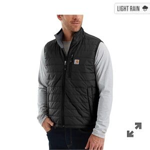 Carhartt Men's Charcoal Quilted Vest